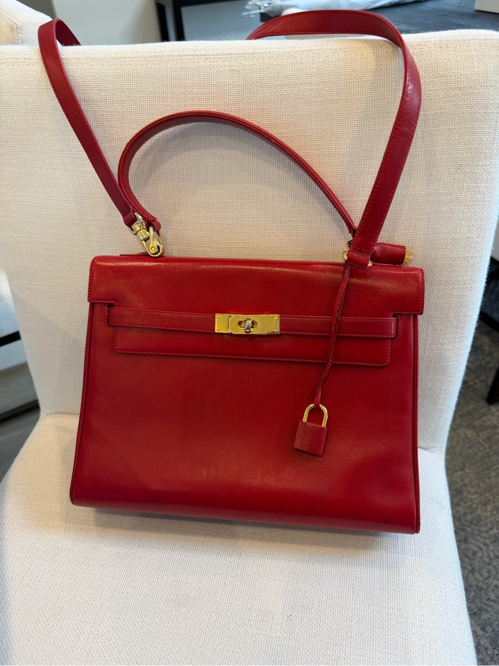 vintage Bergdorf Goodman private-label handbag - RARE “Kelly” style